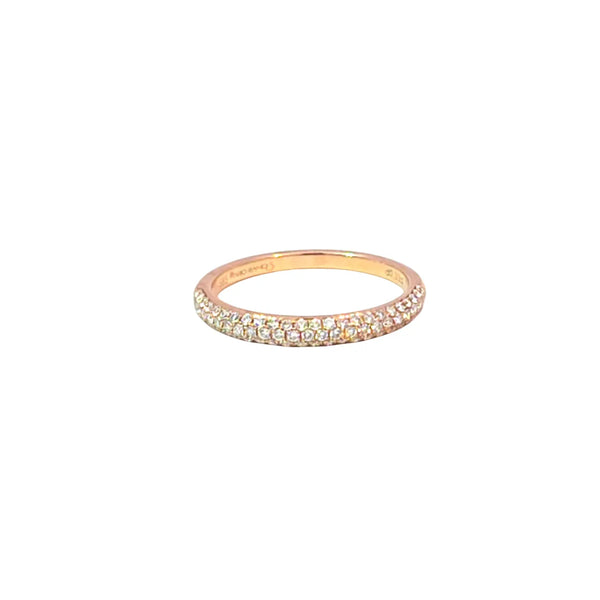 Churumbela en 14k en Oro Rosa con 0.33 CT en Diamantes