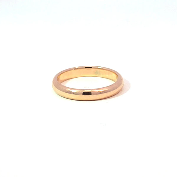 Argolla de Matrimonio en Oro Rosa de 14K