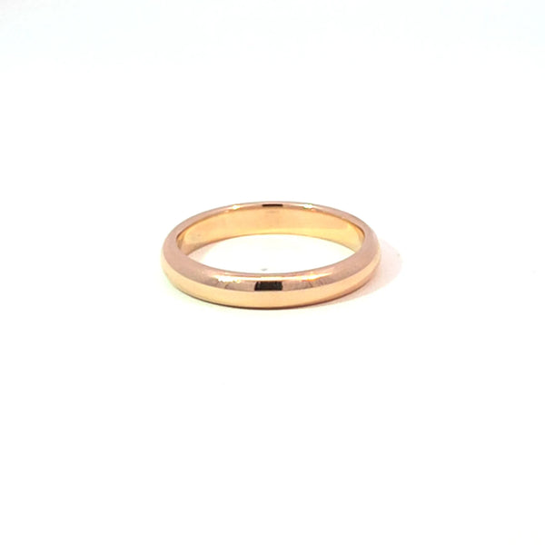 Argolla de Matrimonio en Oro Rosa de 14K