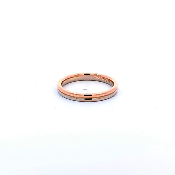 Argolla de Matrimonio Bicolor de 14K