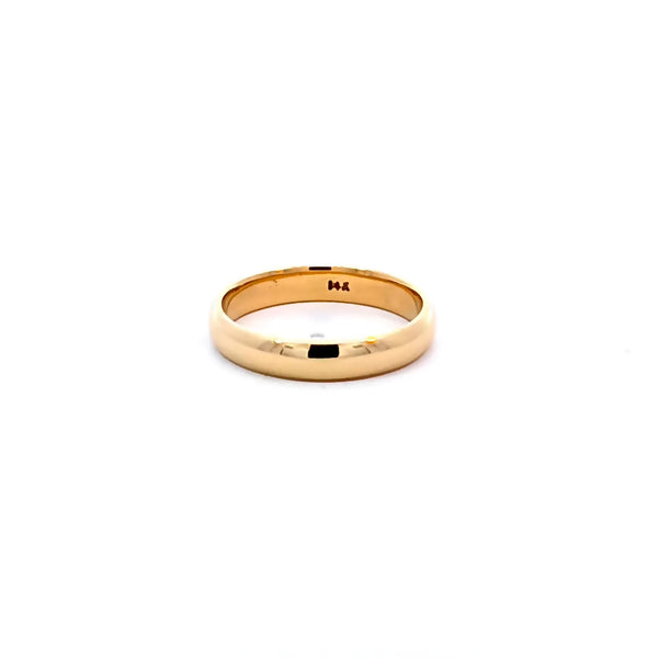 Argolla de Matrimonio en Oro Amarillo de 14K