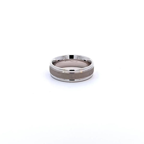 Argolla de Matrimonio en Oro Blanco de 14K