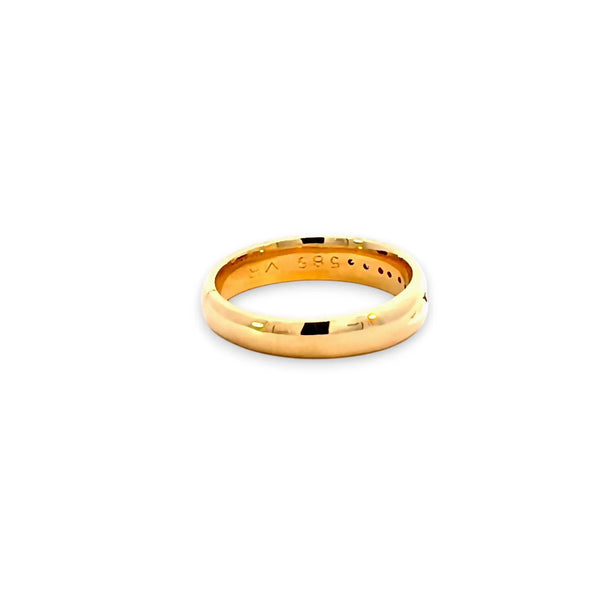 Argolla de Matrimonio en Oro Amarillo de 14K