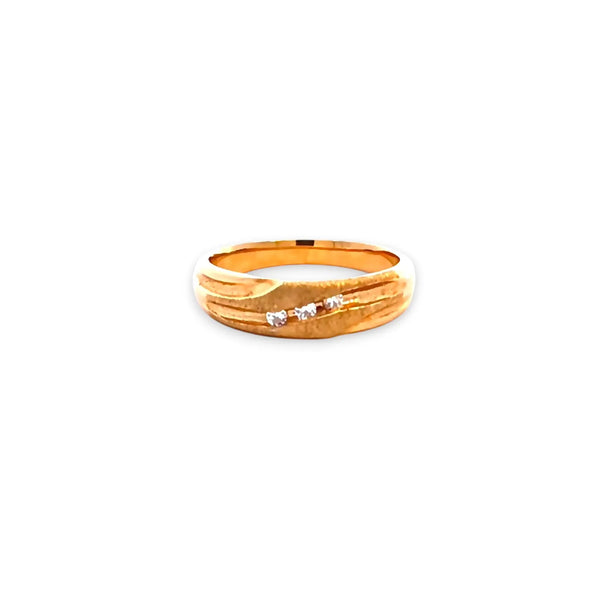 Argolla de Matrimonio en Oro Amarillo de 14K