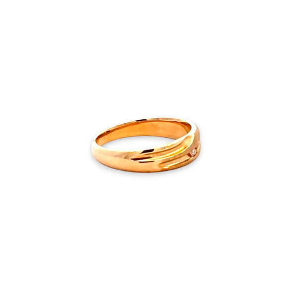 Argolla de Matrimonio en Oro Amarillo de 14K