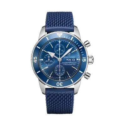 Reloj Breitling Superocean Heritage de acero automático de 44 mm con cronógrafo en azul