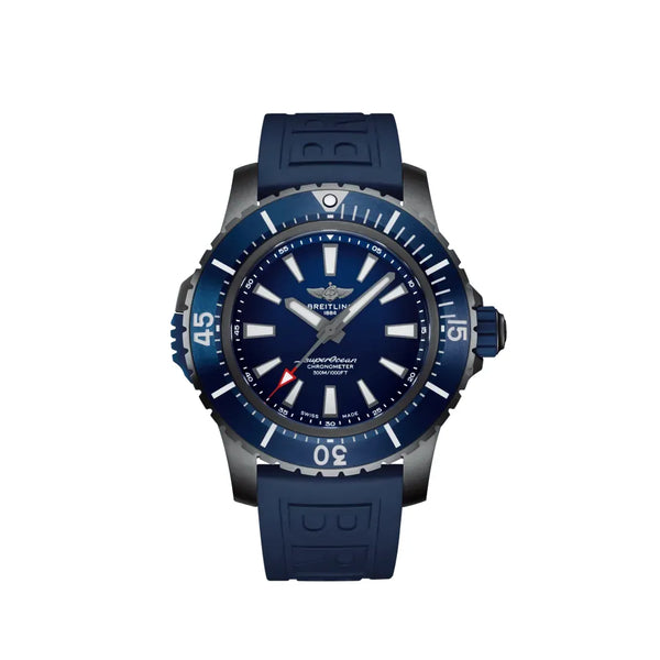 Reloj Breitling Superocean de titanio automático de 48 mm en azul