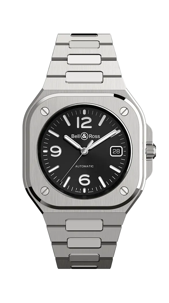 Reloj Bell & Ross BR 05 Automático de 40 mm en Acero Inoxidable con Esfera Negra