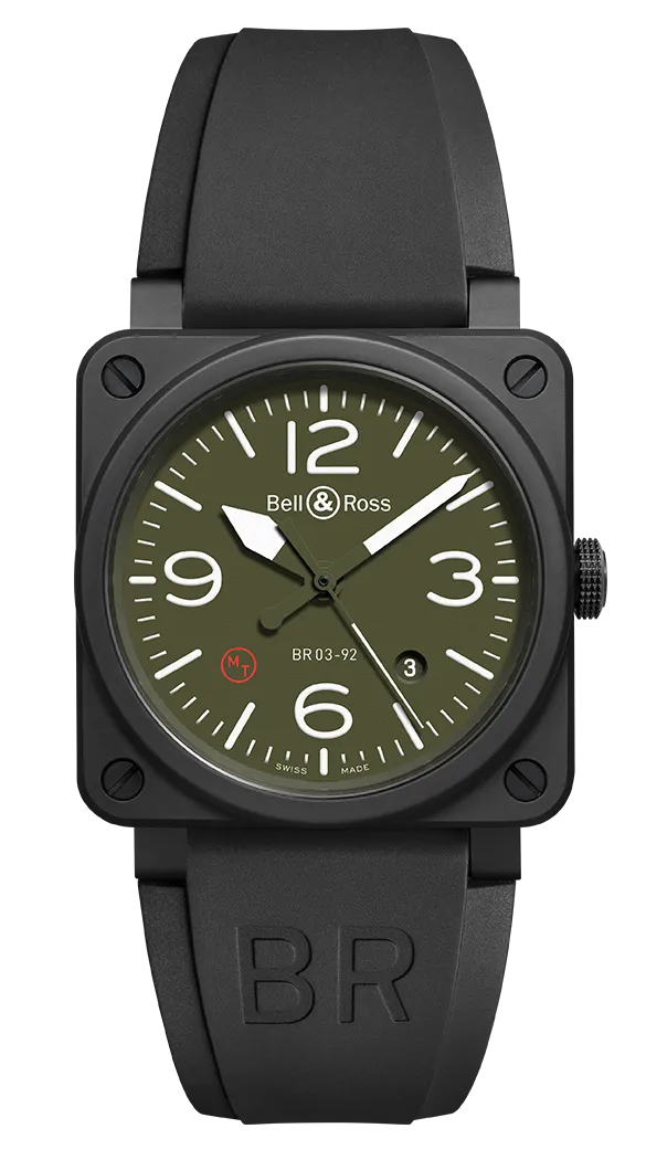 Reloj Bell & Ross BR 03-92 Military Type Automático en Caja de Cerámica
