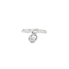 Anillo Solitario en 14k en Oro Blanco con 0.15 CT en Diamantes