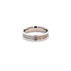 Argolla de Matrimonio en Oro Blanco de 14K