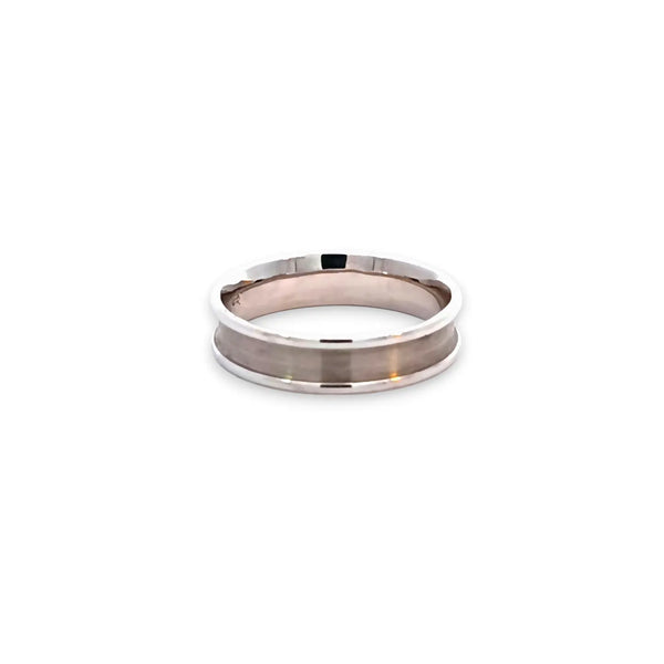 Argolla de Matrimonio en Oro Blanco de 14K