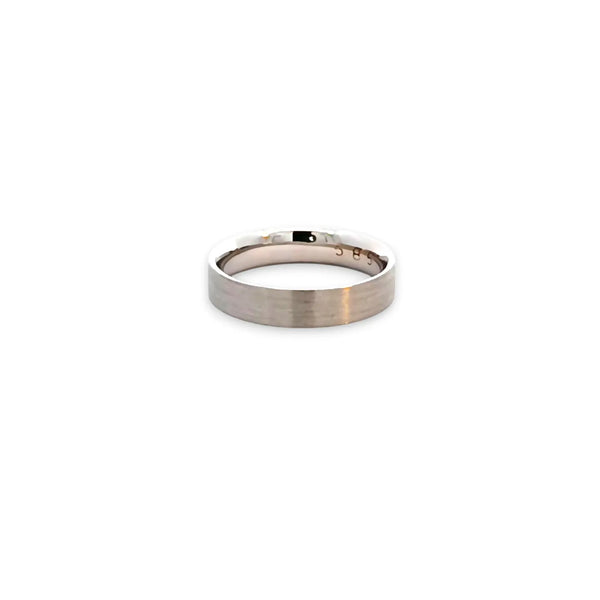 Argolla de Matrimonio en Oro Blanco de 14K