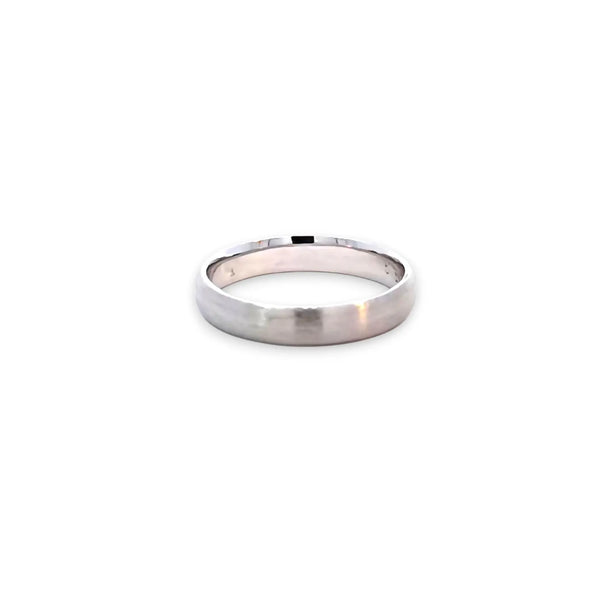 Argolla de Matrimonio en Oro Blanco de 14K