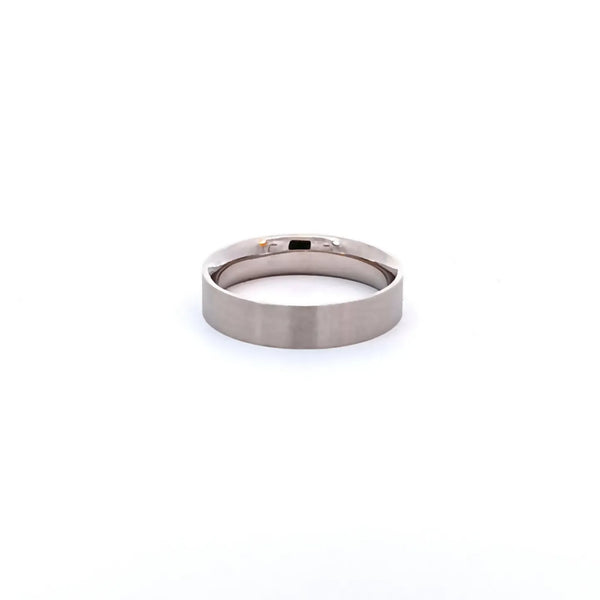 Argolla de Matrimonio en Oro Blanco de 14K