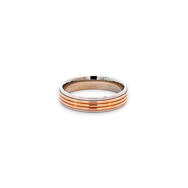 Argolla de Matrimonio Bicolor de 14K