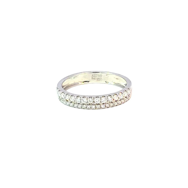 Churumbela en 18k en Oro Blanco con 0.36 CT en Diamantes