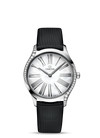 Reloj Omega Tressor Acero Cuarzo 36mm Brillantes Piel
