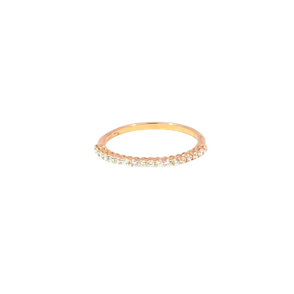 Churumbela en 18k en Oro Rosa con 0.16 CT en Diamantes