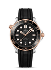 Reloj Omega Seamaster Dos Tonos Automático 42mm Negro