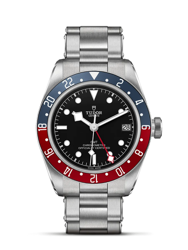 Reloj Tudor Black Bay en acero de 41MM GMT movimiento automático, esfera negra