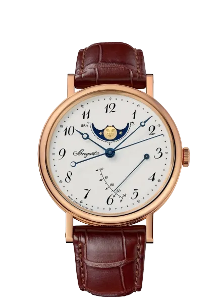 Reloj Breguet Classique Automático de 39 mm en Caja de Oro con Fase Lunar