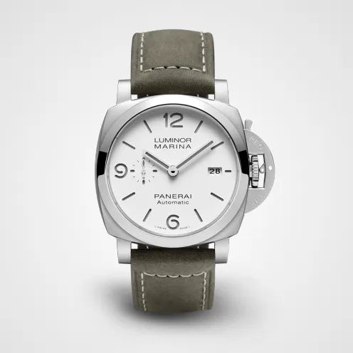 Reloj Panerai Luminor de acero automático de 44 mm en blanco