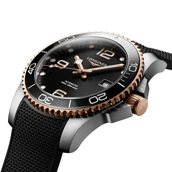 Reloj Longines Hydroconquest Bicolor Automático 41MM Negro