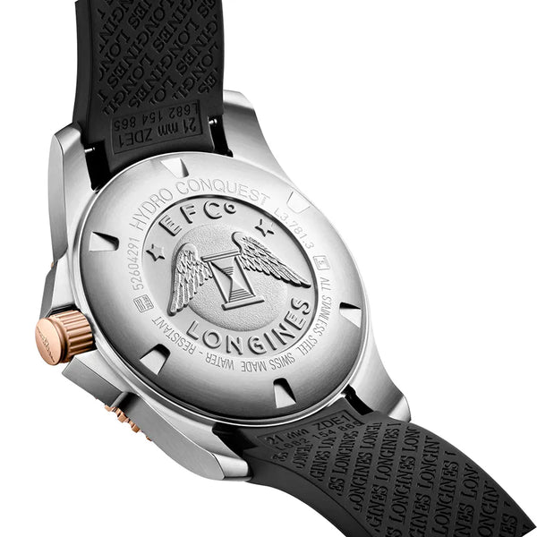 Reloj Longines Hydroconquest Bicolor Automático 41MM Negro