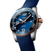 Reloj Longines Hydroconquest Bicolor Automático 41MM Correa de Caucho Azul