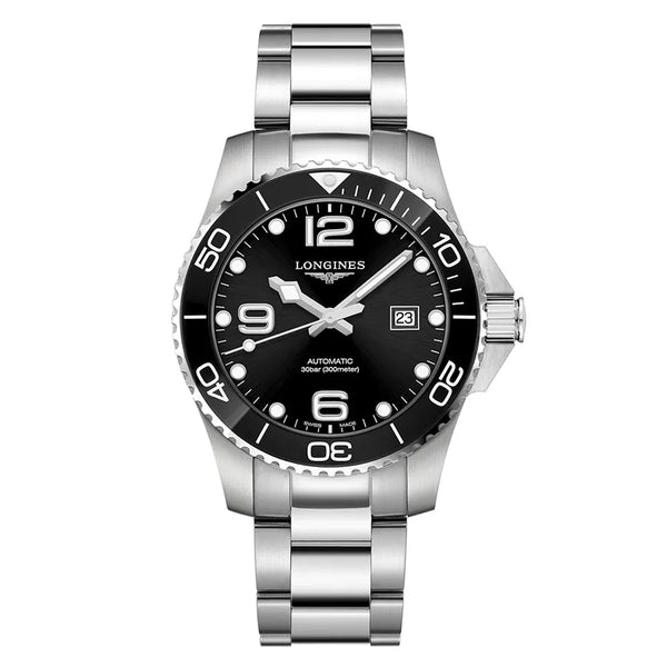 Reloj Longines Hydroconquest Acero Automático 43MM Esfera Negra