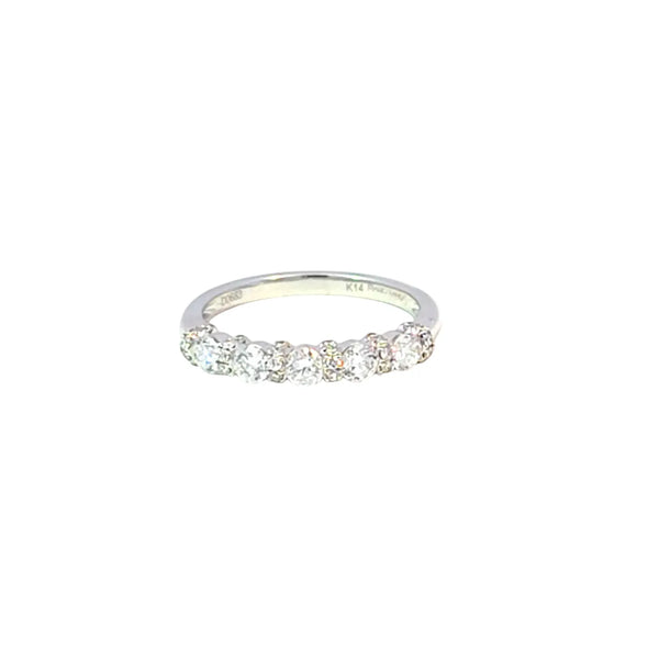 Churumbela en 14k en Oro Blanco con 0.66 CT en Diamantes