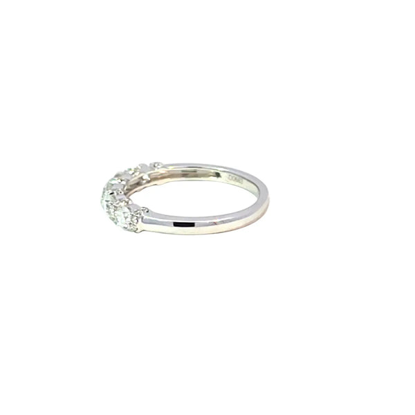 Churumbela en 14k en Oro Blanco con 0.66 CT en Diamantes