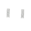 Aretes en oro blanco de 14K con diamantes de 2.13 ct, lujo deslumbrante