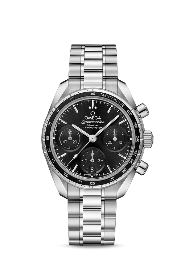 Reloj Omega Speedmaster Acero Automático 38mm Negro