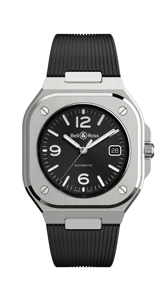 Reloj Bell & Ross BR 05 Automatico Caratura Negra con Caucho
