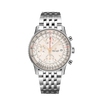 Reloj Breitling Navitimer de acero automático de 41 mm con cronógrafo en plata