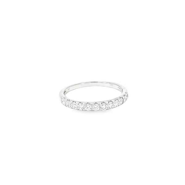 Churumbela en oro blanco de 14K con 0.52 ct en diamantes