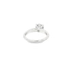Anillo solitario en oro blanco de 14K con 0.77 ct en diamante HSI