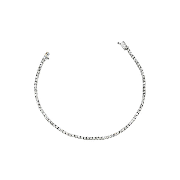 Brazalete Tennis en 14K en Oro Blanco con 2.08CT en Diamantes