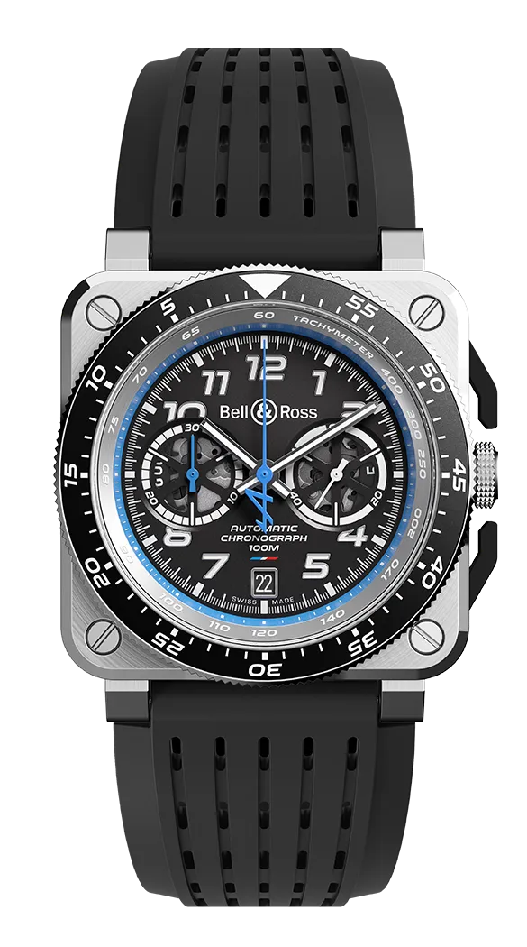 Reloj Bell & Ross BR 03-94 Alpine Edition Cronógrafo Automático en Acero Inoxidable