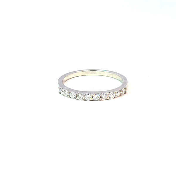 Churumbela en 14k en Oro Blanco con 0.32 CT en Diamantes