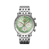 Reloj Breitling Navitimer de acero automático de 41 mm con cronógrafo en verde