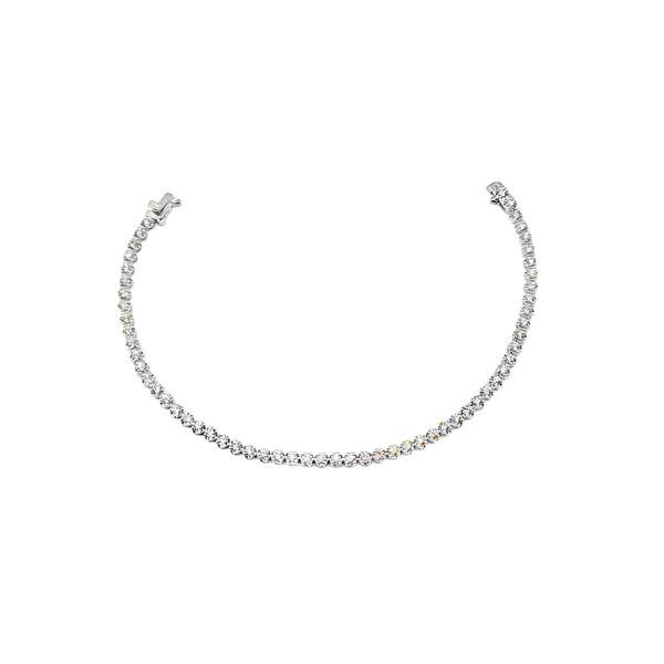Brazalete Tennis en 14K en Oro Blanco con 2.11CT en Diamantes
