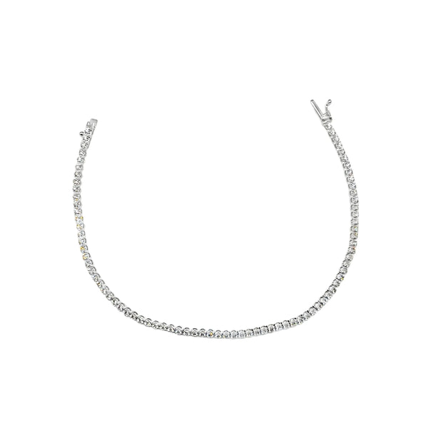 Brazalete Tennis en 14K en Oro Blanco con 1.50CT en Diamantes