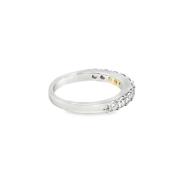 Churumbela en oro de 14K OB con diamantes de 0.77 ct HSI1