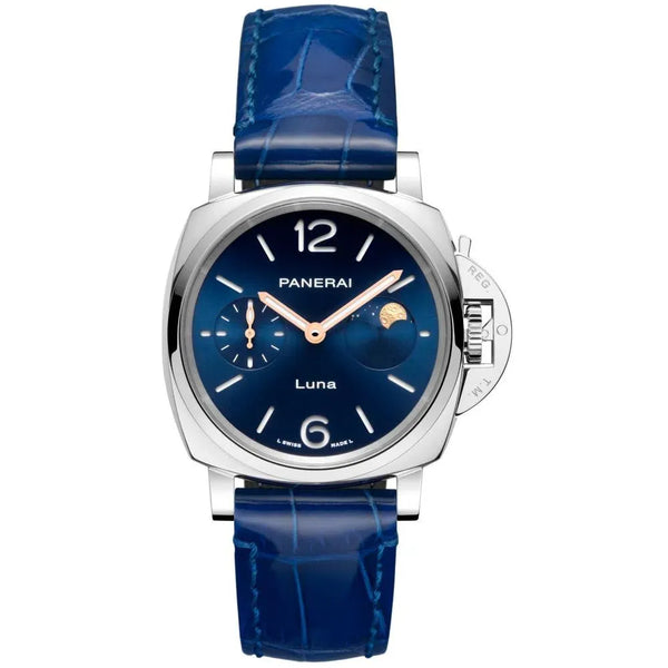 Reloj Panerai Luminor Due de acero automático de 38 mm Luna