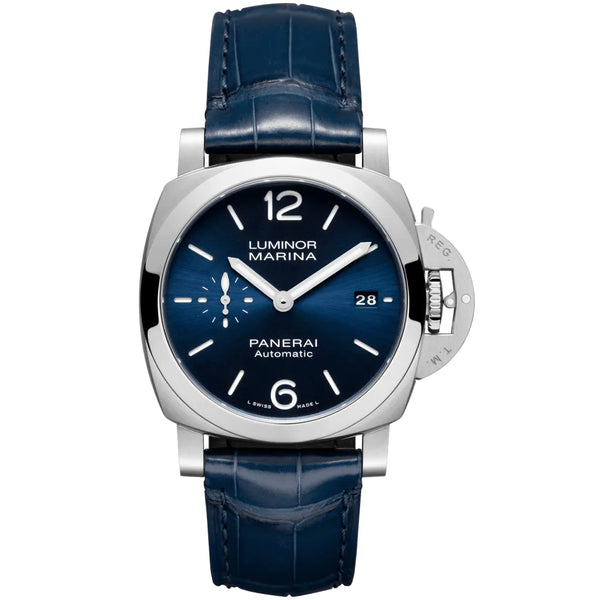 Reloj Panerai Luminor de acero automático de 40 mm en azul
