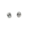 Aretes en oro de 14K OB con diamantes de 0.50 ct y esmeraldas de 1.80 ct