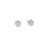 Broquel Brillante en Oro Blanco de 14K con Diamante de 0.43 ct, calidad H VS1.